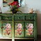 Rub on Floral Transfer - (Vintage Flowers) 11.8 x 5.9 x 0.2 inches